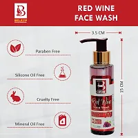 Red Wine Face Wash - Pack Of 3 -100 Ml Each-thumb3