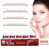 Natural Combo Pack Of Red Wine Face Wash 100Ml  Wine Facial Kit 125 Gm-thumb2