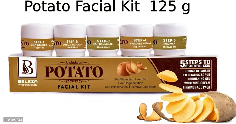 Natural Potato Facial Kit For Spotless Clear Skin 125G-thumb0