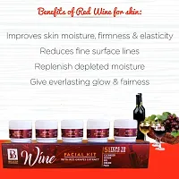 Natural Combo Pack Of Red Wine Face Wash 100Ml  Wine Facial Kit 125 Gm-thumb1