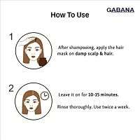 GABANA Keratin Hair Mask For Intense Damaged Hair Repair - Hydrate Dry Scalp - For Dry  Damaged Hair Pack of 1 of 200 Grams-thumb4