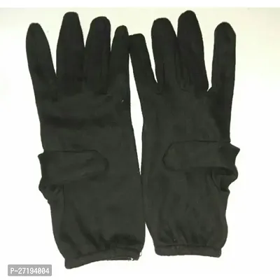 Tahiro Black Cotton Gloves - Pack Of 1-thumb0