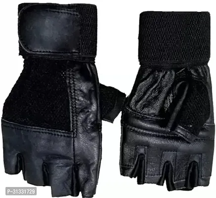 Tahiro Black Leather Gym Gloves - Pack Of 1