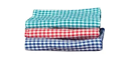 Tahiro  Multicolour Cotton Check Print Gamcha Pack of 5-thumb2