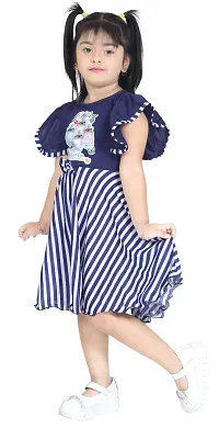 Stylish Blue Cotton Blend Frocks for Girl-thumb3