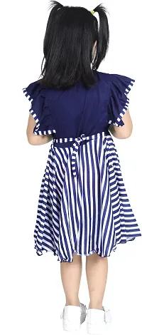 Stylish Blue Cotton Blend Frocks for Girl-thumb1