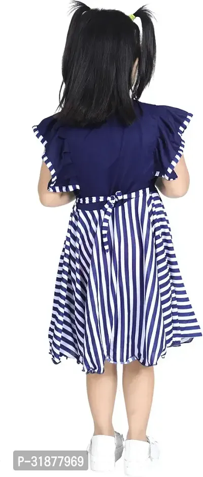 Stylish Blue Cotton Blend Frocks for Girl-thumb2