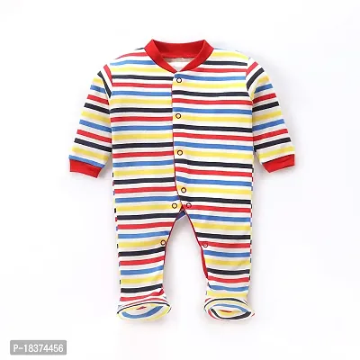 Mahadev Selection 100% Cotton Rompers/Sleepsuits/Jumpsuit/Night Suits for Baby Boys  Girls, Infants, New Borns (6_9 months, red)-thumb4