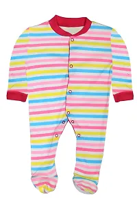 Full Sleeves Rompers For Baby Boys And Baby Girls Made Of Cotton Bodysuit Sleepsuits Overalls Summer Winter All Seasons In Pack Of 3-thumb2