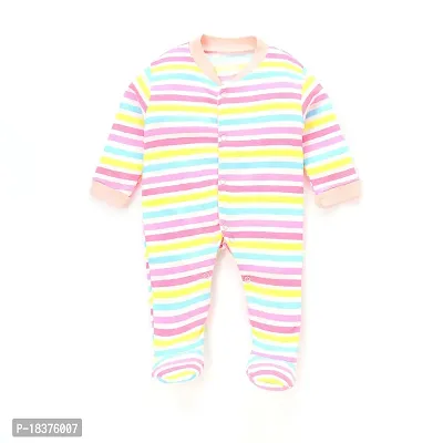 Mahadev Selection 100% Cotton Rompers/Sleepsuits/Jumpsuit/Night Suits for Baby Boys  Girls, Infants, New Borns (3_ 6 months, light pink)-thumb4