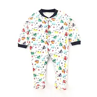 Mahadev Selection 100% Cotton Rompers/Sleepsuits/Jumpsuit/Night Suits for Baby Boys  Girls, Infants, New Borns (0_3 months, navy blue)-thumb4