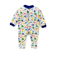 Mahadev Selection 100% Cotton Rompers/Sleepsuits/Jumpsuit/Night Suits for Baby Boys  Girls, Infants, New Borns (0_3 months, royal blue)-thumb4