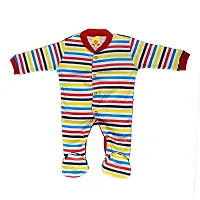 mahadev selection Adorable Rompers for Babies - Comfortable and Stylish for Boys and Girls Set of 3 (0-3 Months, Red)-thumb1