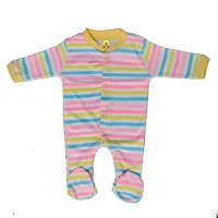 mahadev selection Adorable Rompers for Babies - Comfortable and Stylish for Boys and Girls Set of 3 (0-3 Months, Yellow)-thumb1