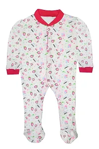 Full Sleeves Rompers For Baby Boys And Baby Girls Made Of Cotton Bodysuit Sleepsuits Overalls Summer Winter All Seasons In Pack Of 3-thumb1
