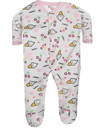 Full Sleeves Rompers For Baby Boys And Baby Girls Made Of Cotton Bodysuit Printed Sleepsuits Overalls Summer Winter All Seasons In Pack Of 3-thumb3