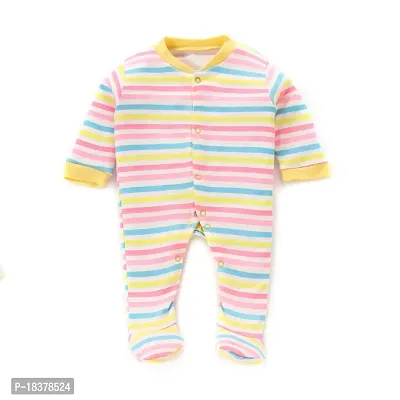 Mahadev Selection 100% Cotton Rompers/Sleepsuits/Jumpsuit/Night Suits for Baby Boys  Girls, Infants, New Borns (9_12 months, yellow)-thumb4