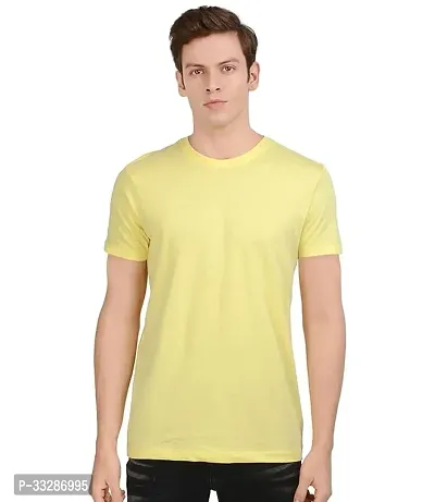 Mens Cotton Regular Fit Half Sleeves T Shirt-thumb0