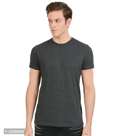 Mens Cotton Regular Fit Half Sleeves T Shirt-thumb0