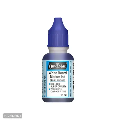Whiteboard Marker Ink- Blue ,15 ml, Pack of 10