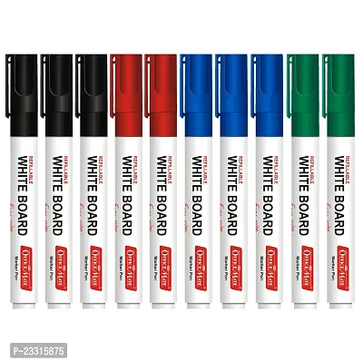Soni Officemate Whiteboard Marker Assorted colour Pack of 10-thumb0