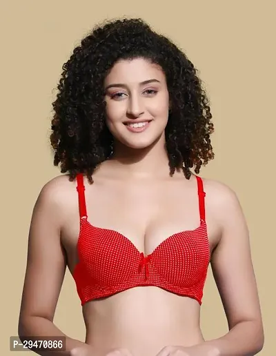 Fancy cotton Self Design Bra For Women