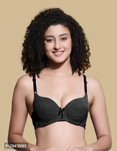 Fancy cotton Self Design Bra For Women-thumb0