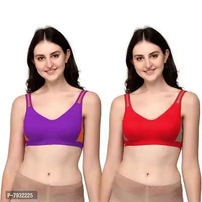 Womens Everyday Wear Non Padded Bra Pack Of 2-thumb0