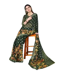 Fancy Chiffon Saree with Blouse Piece for Women-thumb1