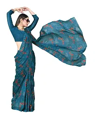 Fancy Chiffon Saree with Blouse Piece for Women-thumb1