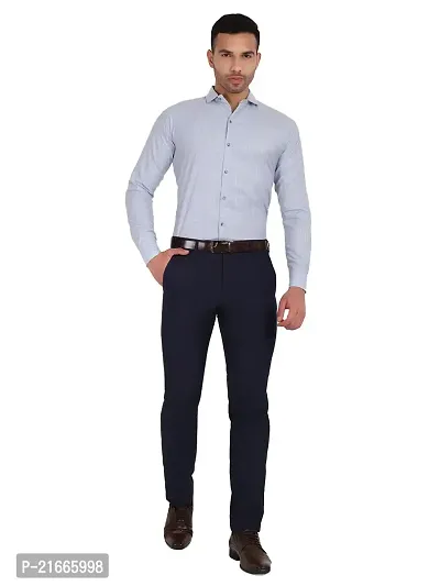 Comfortable Blue Cotton Long Sleeves For Men