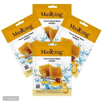 Masking Beauty Facial Sheet Mask Honey (Pack Of 1)