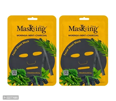 Natural Skin Care Facial Sheet Mask, Pack of 2-thumb0