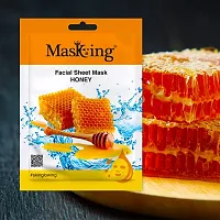 Masking Beauty Facial Sheet Mask | Natural Sheet Mask | Face sheet Mask for Women, Men Combo Pack of 7-thumb4