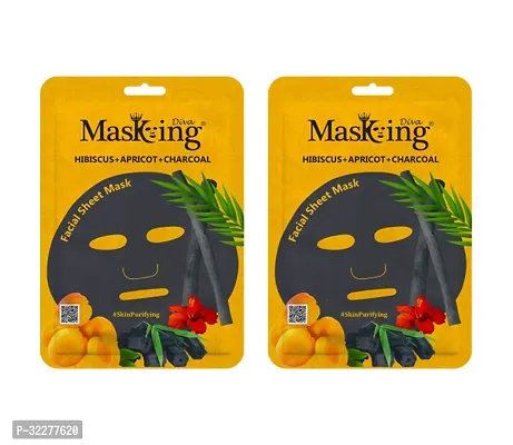 Natural Skin Care Facial Sheet Mask, Pack of 2-thumb0