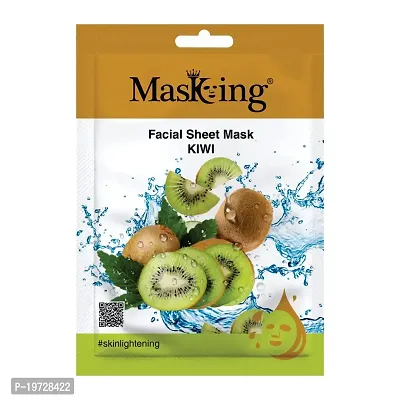 Masking Beauty Facial Sheet Mask Kiwi (Pack Of 1)