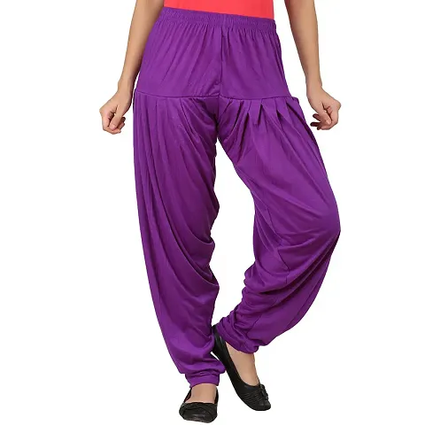 Fabulous Lycra Solid Salwars Patiala Pant For Women