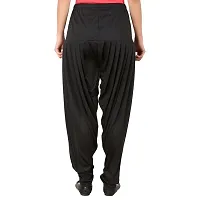 Fabulous Black Lycra Solid Salwars Patiala Pant For Women-thumb1