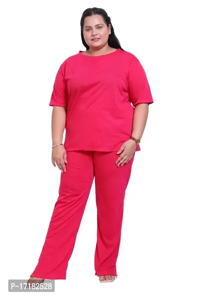 CANIDAE Womens Cotton Night Suit | Plus size Night Suit for Girls and Women SMALL TO 8XL-thumb0