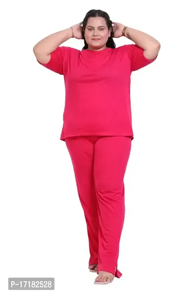 CANIDAE Womens Cotton Night Suit | Plus size Night Suit for Girls and Women SMALL TO 8XL-thumb2