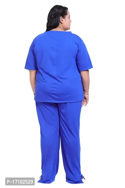 CANIDAE Womens Cotton Night Suit | Plus size Night Suit for Girls and Women SMALL TO 8XL-thumb3