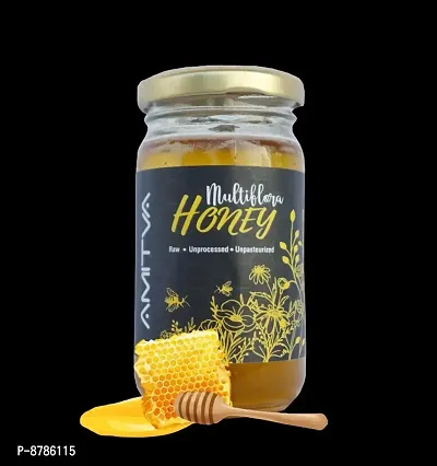 Pure Natural Multiflora Honey , Raw Honey , Zero Added Sugar - 250gms-thumb0