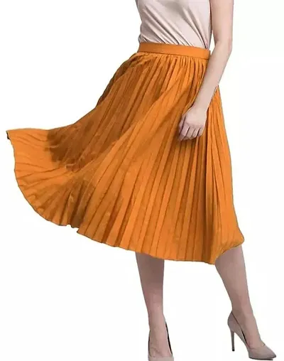 Stylish Fancy Designer Georgette Solid Skirt
