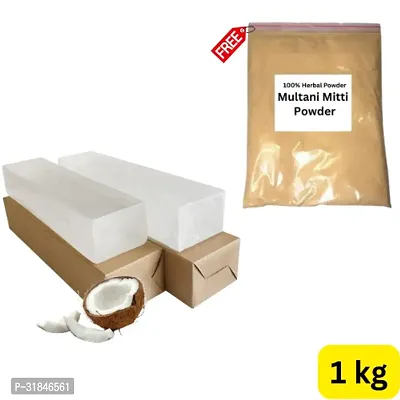 All Beauty Melt and Pure Natural Glycerin Soap Base 1 Kg (free Multani Mitti )-thumb0