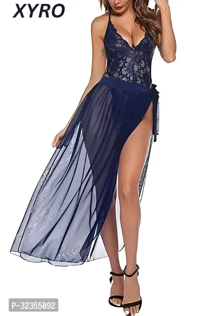 Stylish Lace Transparent Babydoll for Women