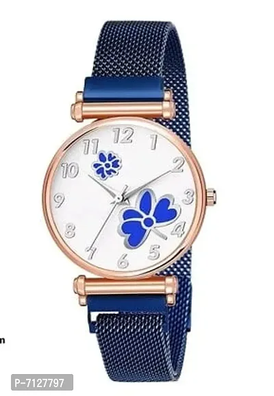 Stylish White Metal Analog Watches For Women Pack Of 1-thumb0