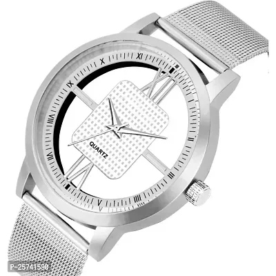 KD Silver Premium Quality Strap Designer Fashion Wrist Analog Men Watch.-thumb2