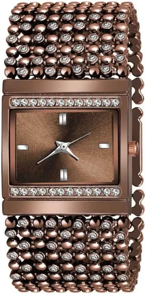 New And Attractive Studded Bracelet Watches For Women