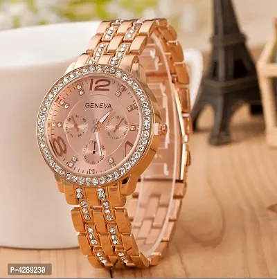 Stylish Golden Watches For Women