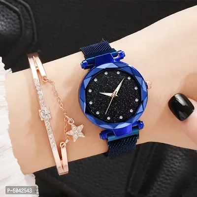 Ladies Magnetic Starry Sky Clock Luxury Women Watches Fashion Diamond Women Watches